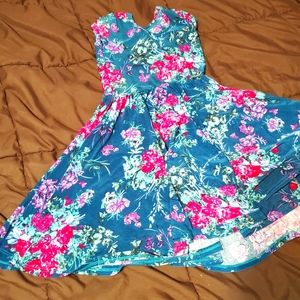 Dot dot smile cap sleeve dress 5/6 floral